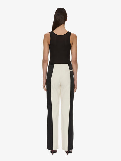 Tuxedo Contrast Silk Trouser