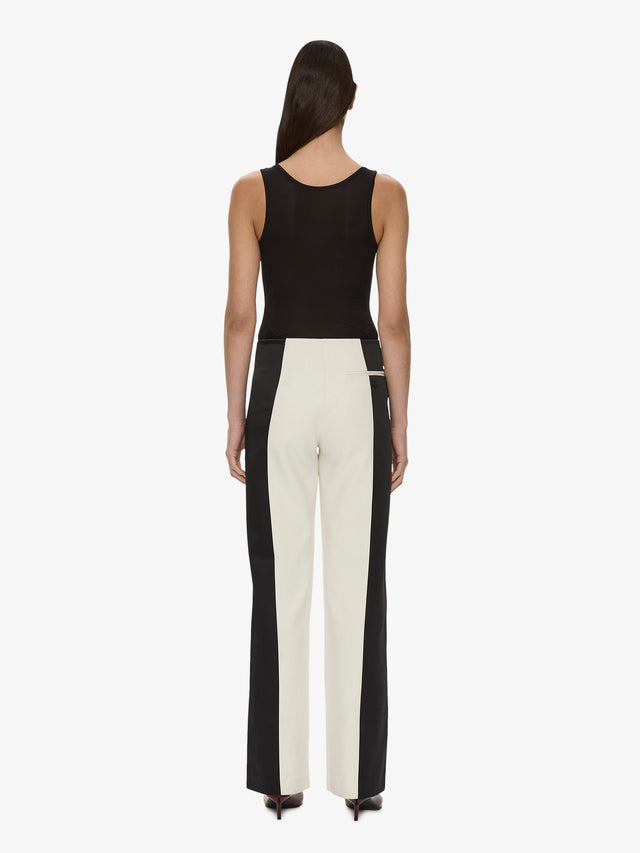 Tuxedo Contrast Silk Trouser