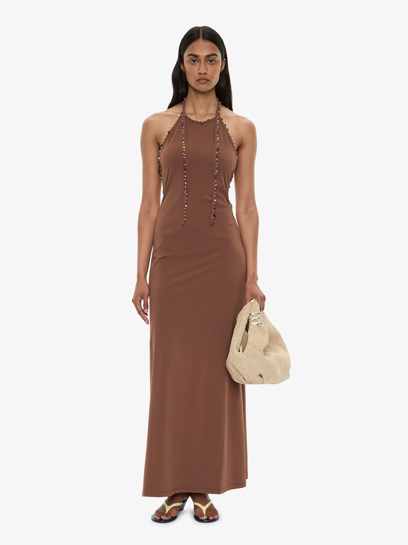 Beach Quartz Halter Lycra Dress - Image 1