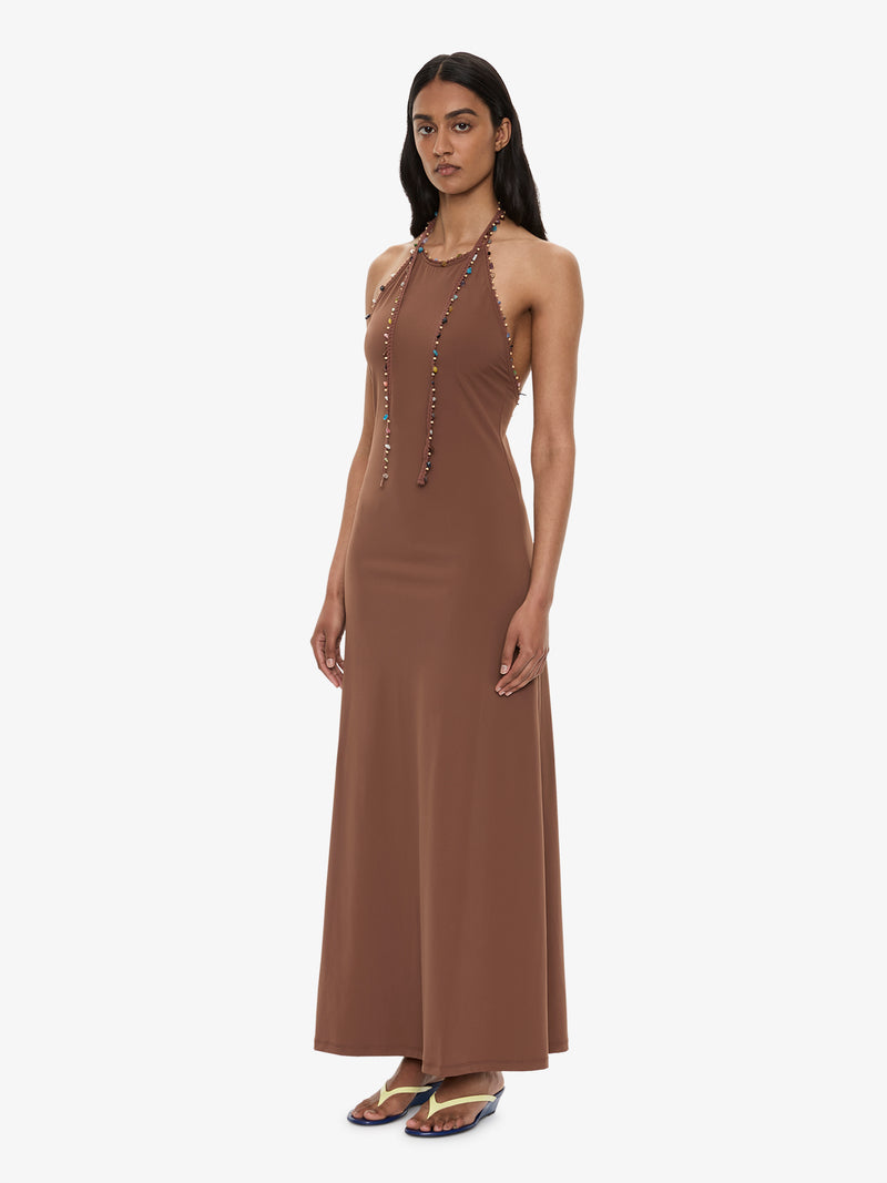 Beach Quartz Halter Lycra Dress - Image 2