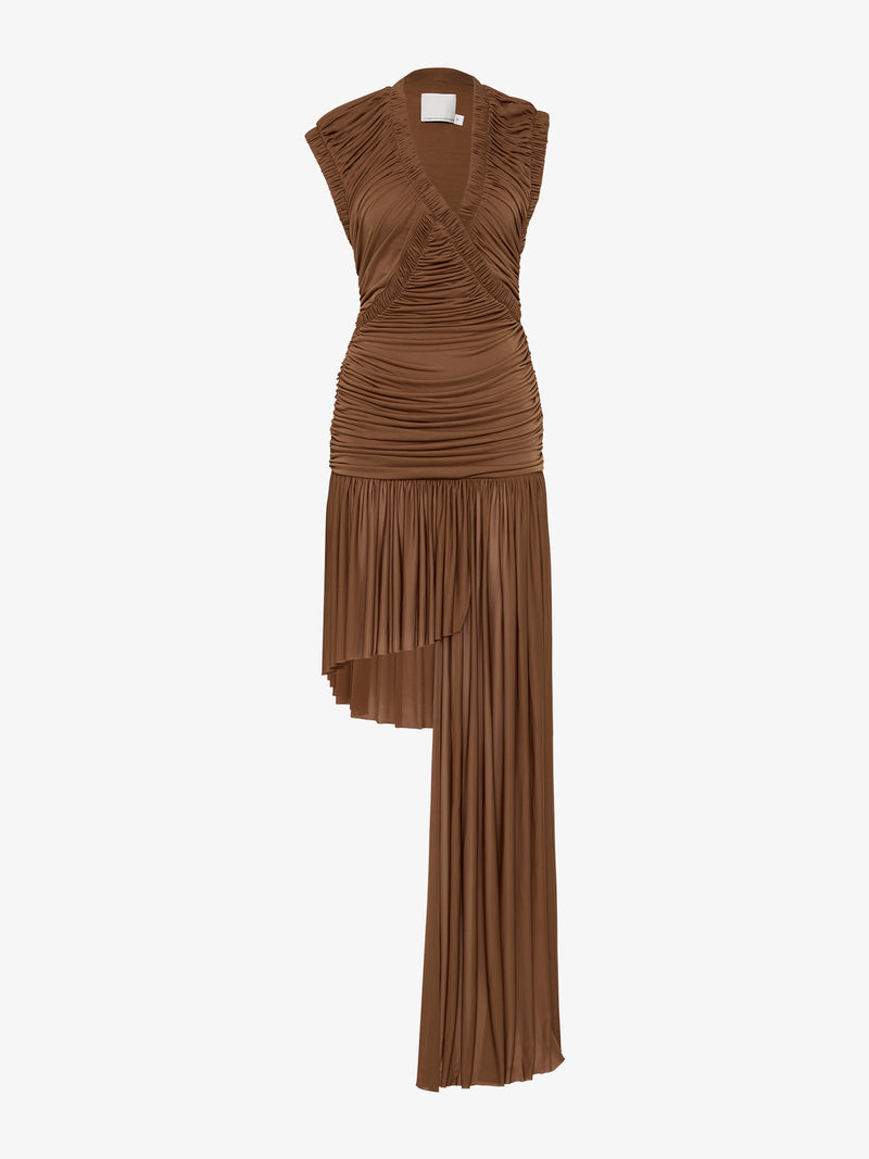 Theron Drape Dress - Image 5
