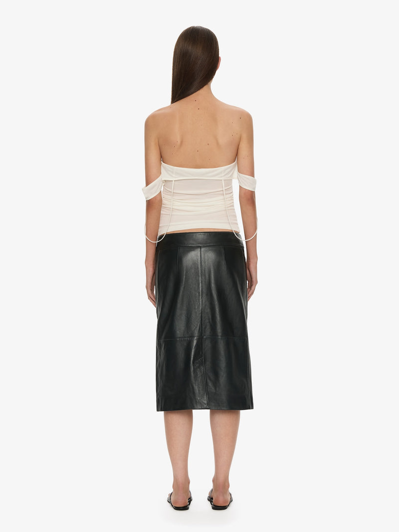 Eddie Leather Skirt - Image 4