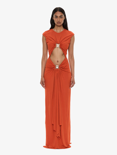 Bezel Quartz Disconnect Short Sleeve Dress