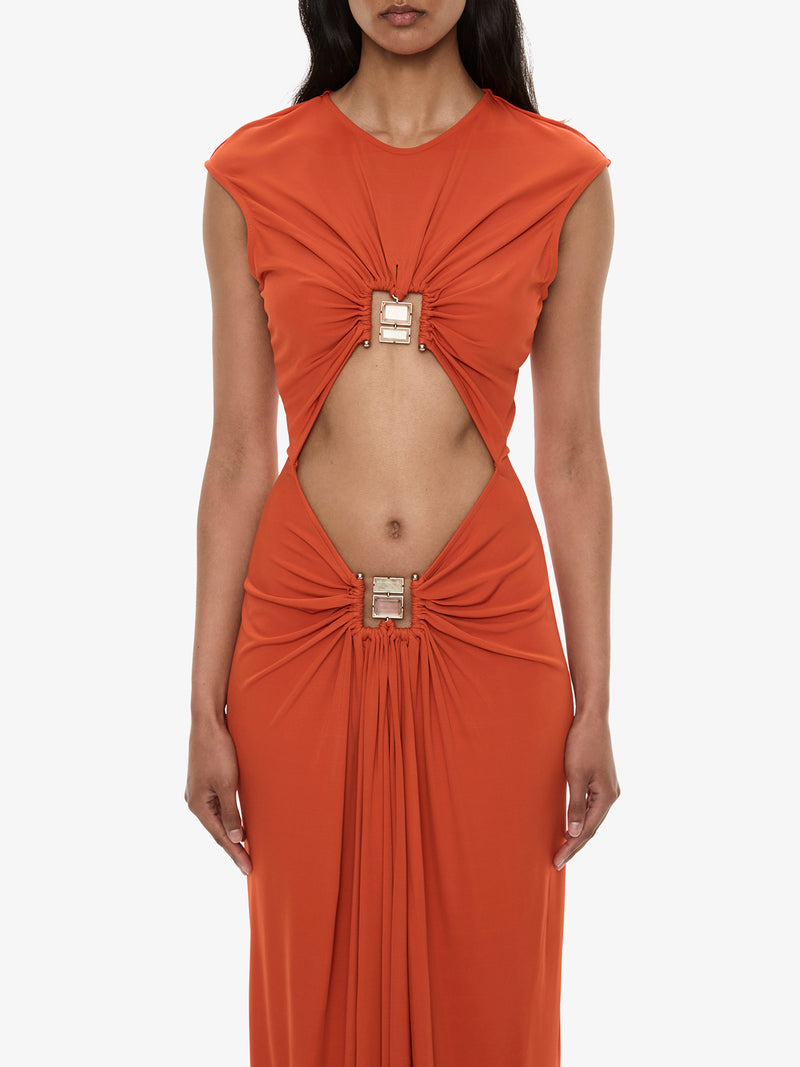 Bezel Quartz Disconnect Short Sleeve Dress - Image 2