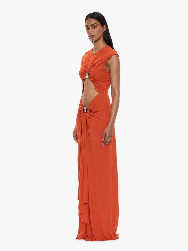 Bezel Quartz Disconnect Short Sleeve Dress