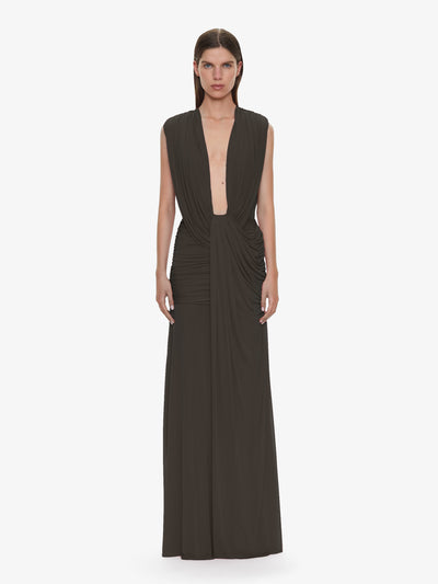 Ripple Drape Gown