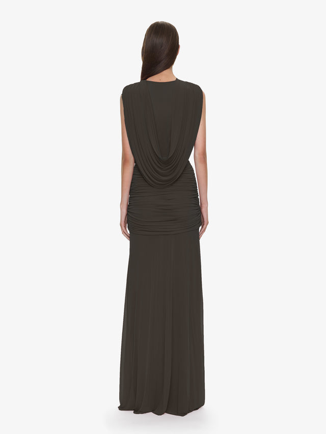 Ripple Drape Gown