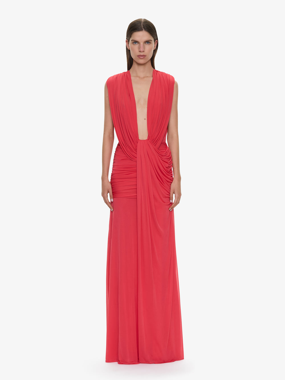 Ripple Drape Gown