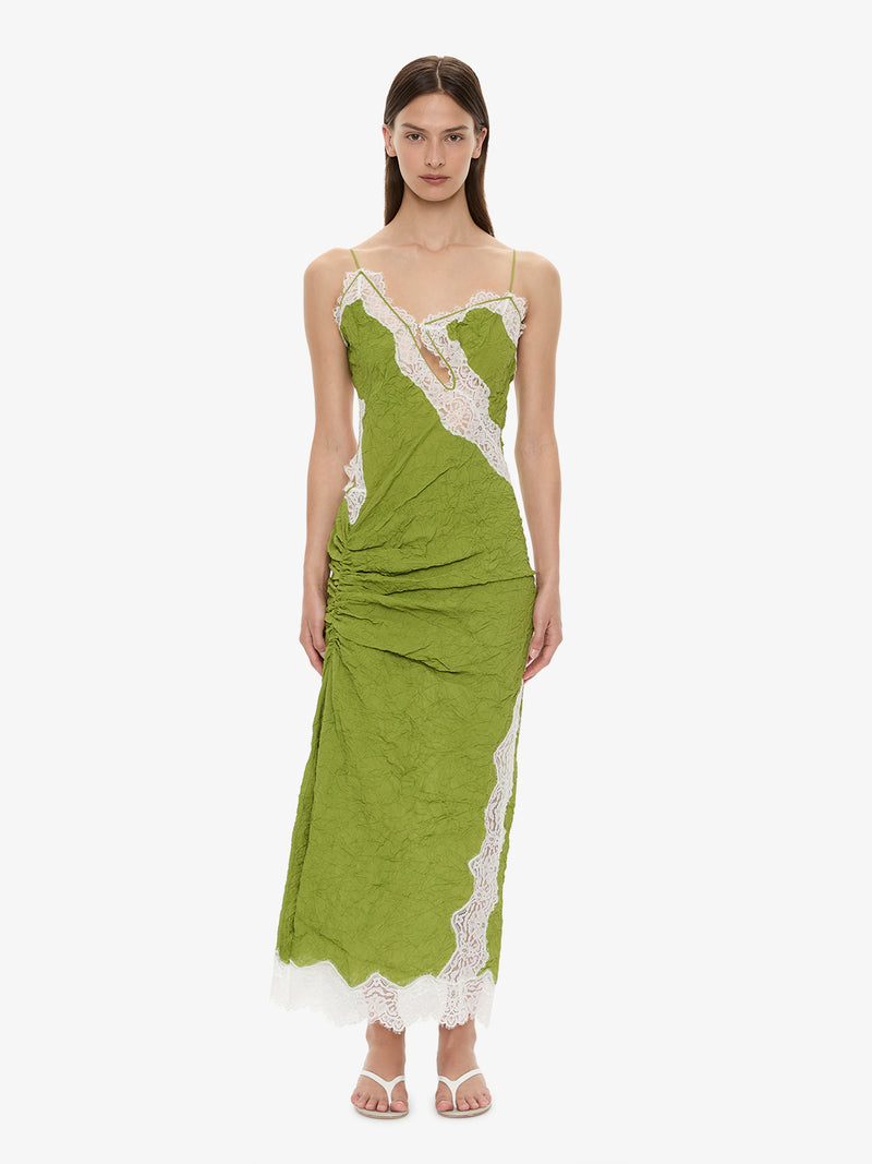 Crimped Lace Cami Dress - Image 4
