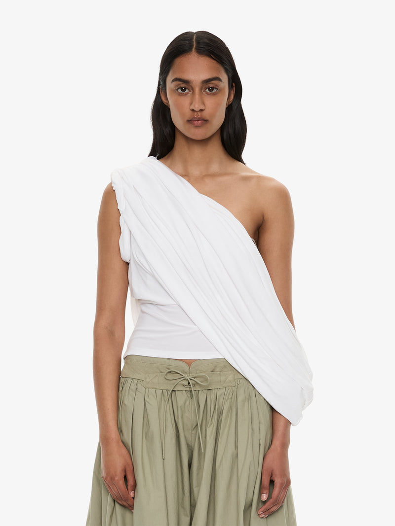 Aiba Draped Jersey Tee - Image 1