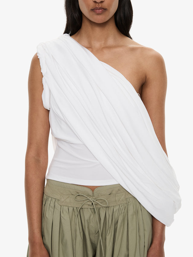 Aiba Draped Jersey Tee