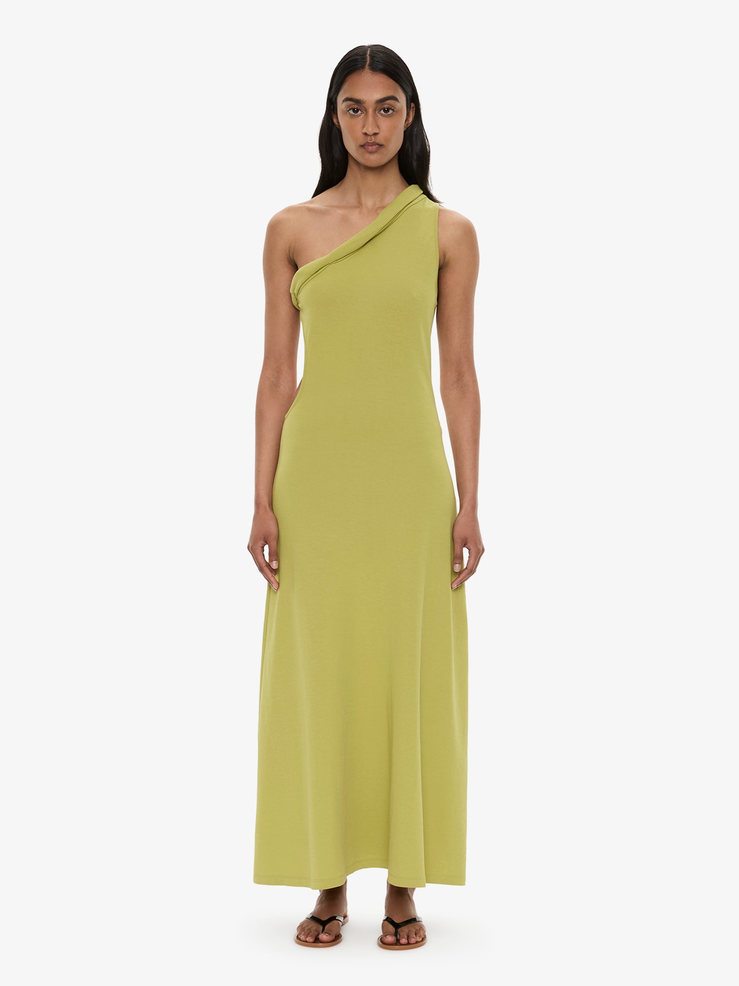 Rolled Up Cutaway Tank Dress