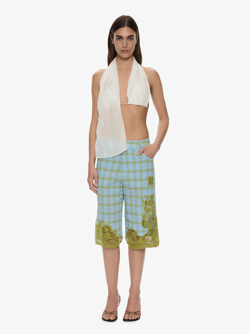 Maya Embroidered Handkerchief Shorts - Image 3