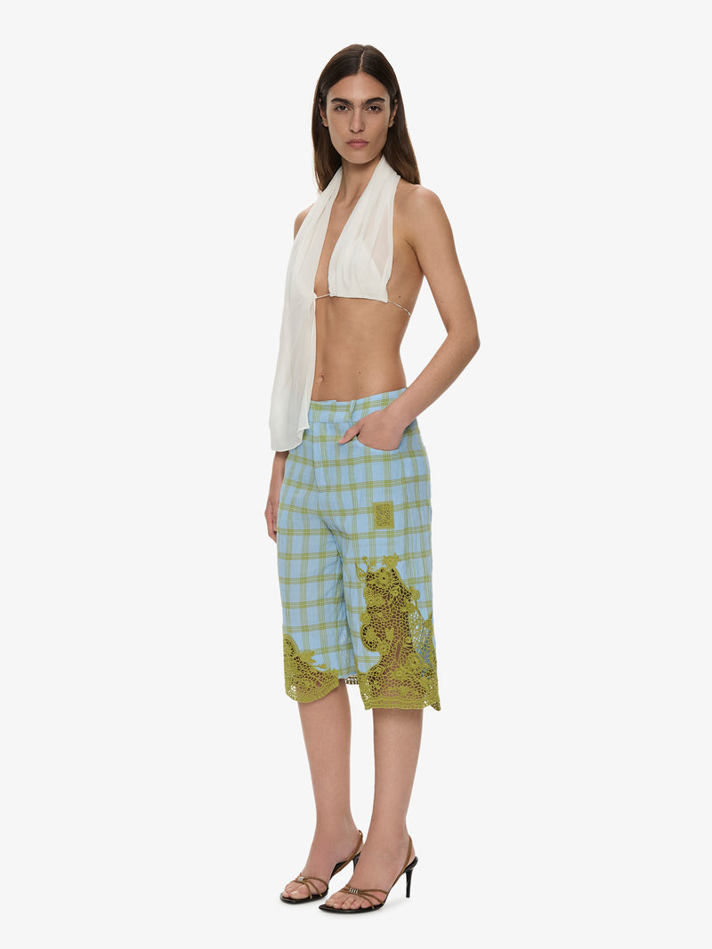 Maya Embroidered Handkerchief Shorts - Image 1