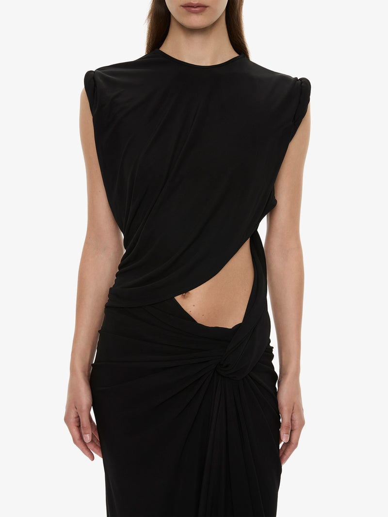 Twisted Lever Rolled Up Tee Dress - Image 2
