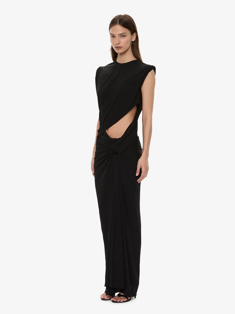 Twisted Lever Rolled Up Tee Dress - Image 3