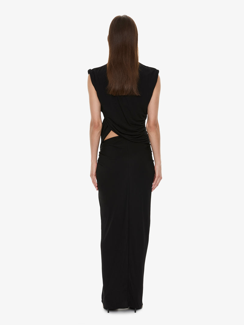 Twisted Lever Rolled Up Tee Dress - Image 4