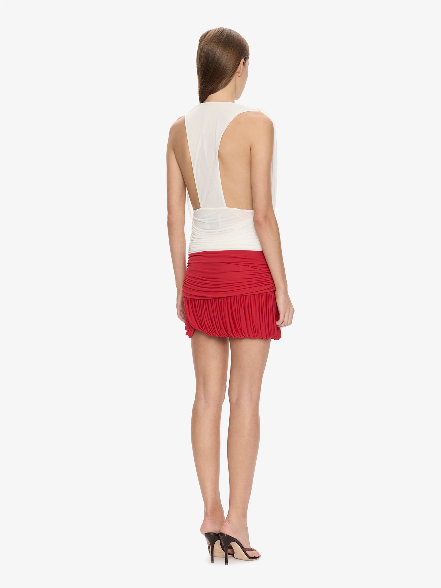 Beach Glass Bubble Mini Skirt