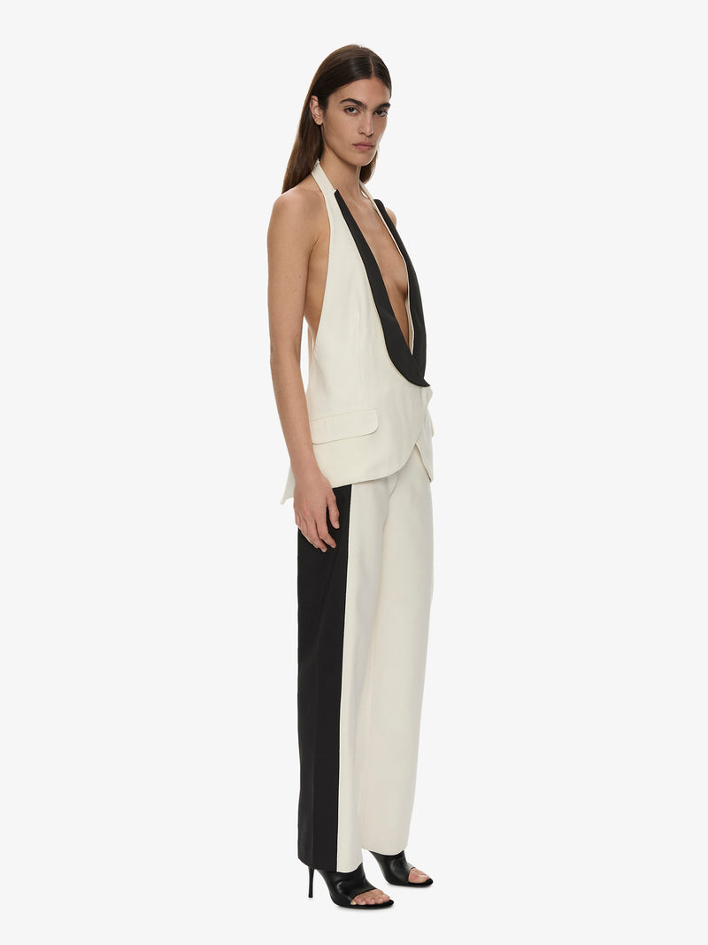 Tuxedo Contrast Silk Vest - Image 3