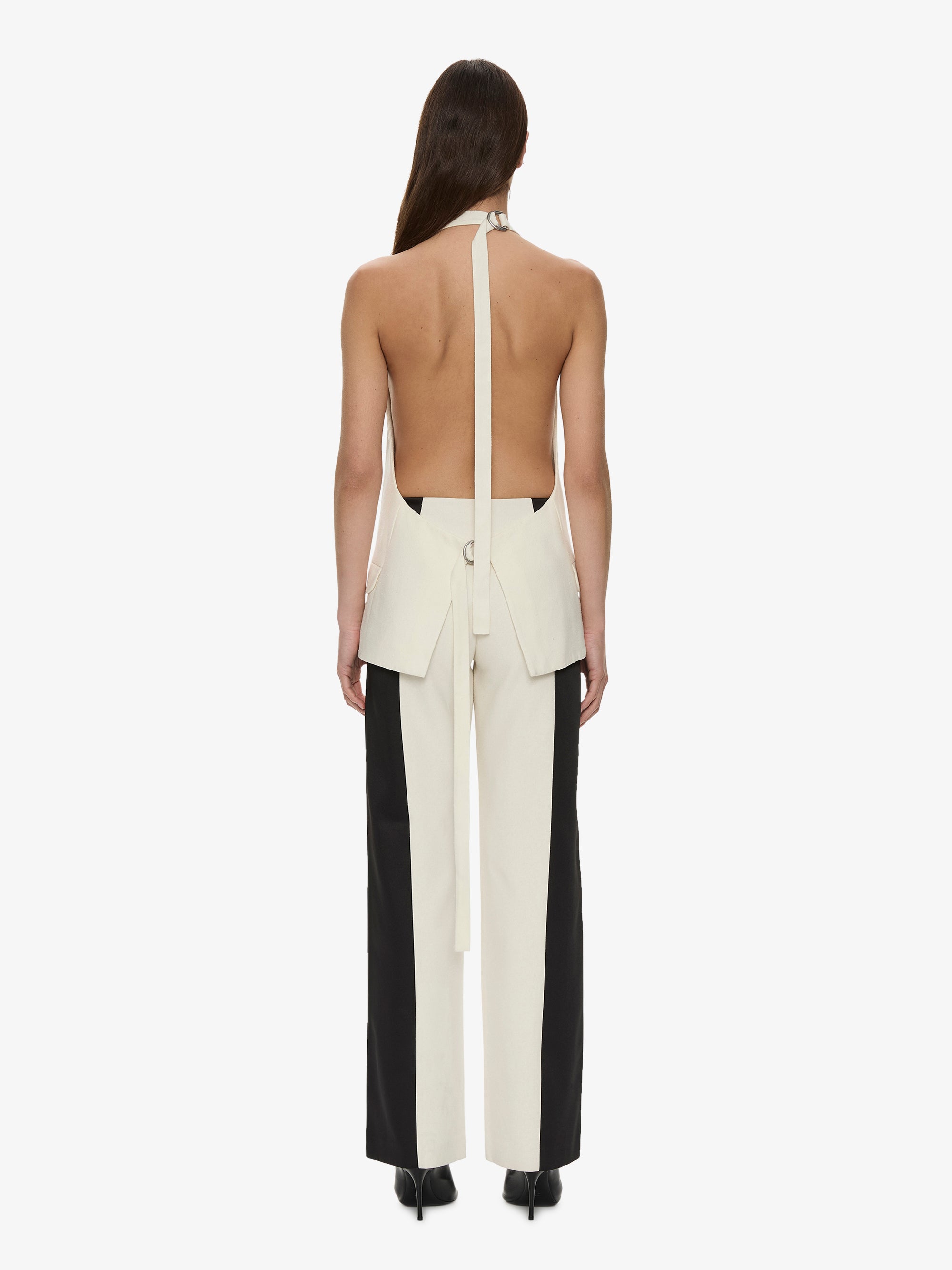 Tuxedo Contrast Silk Trouser