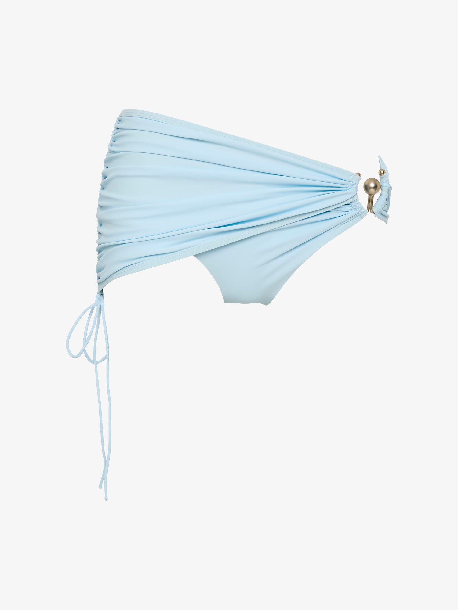 Ruched Orbit Miniscule Bikini Top