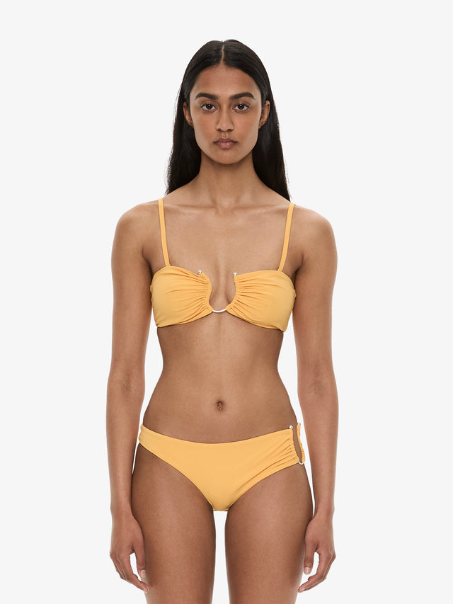 Ruched Crescent Bandeau