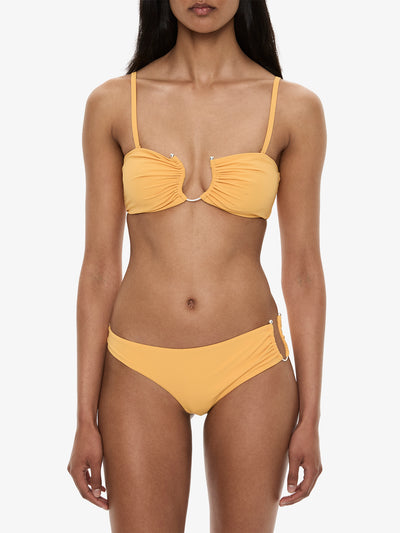 Ruched Crescent Bandeau