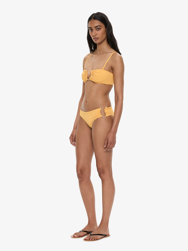 Ruched Crescent Bandeau