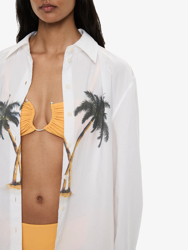 Ruched Crescent Side Brief