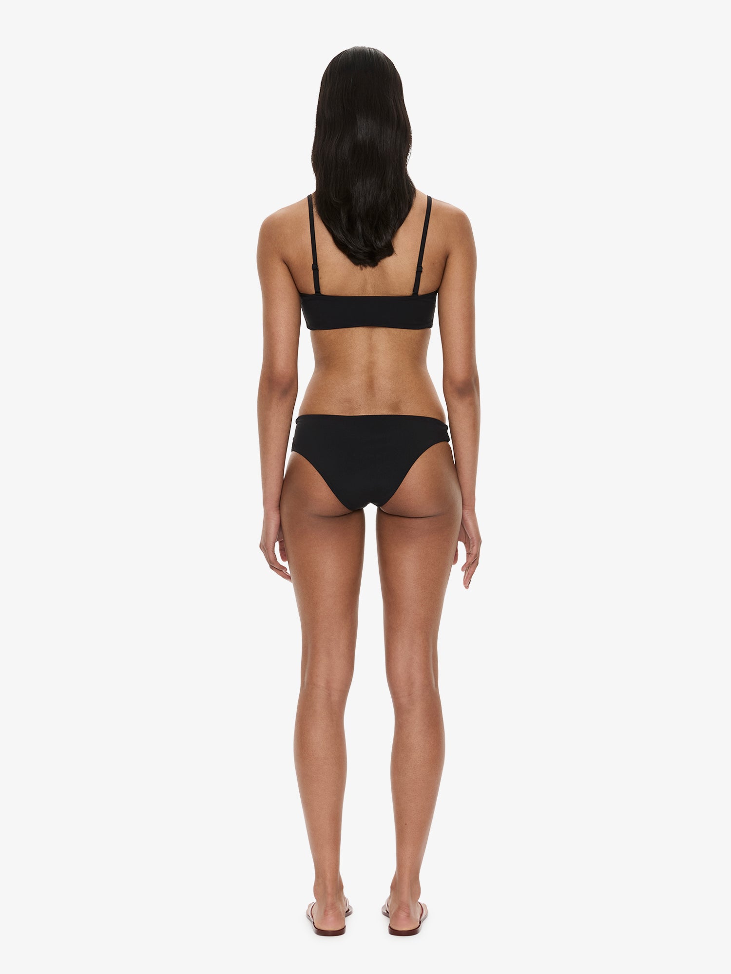 Ruched Crescent Side Brief