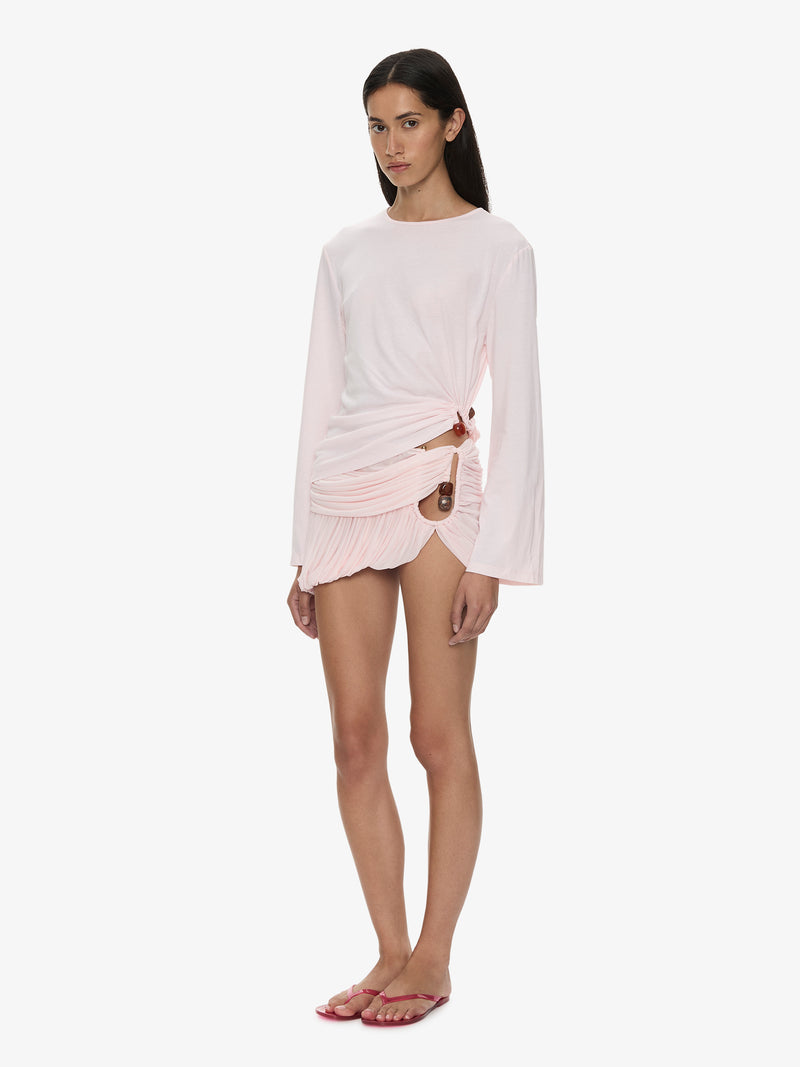 Beach Glass Bubble Mini Skirt - Image 4