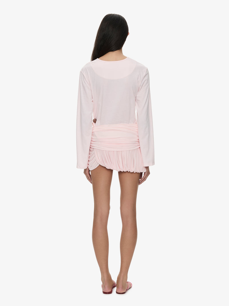 Beach Glass Bubble Mini Skirt - Image 3