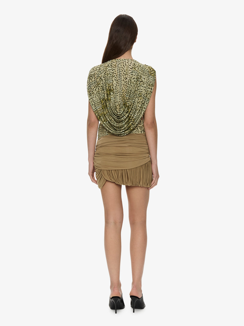 Beach Glass Bubble Mini Skirt - Image 5