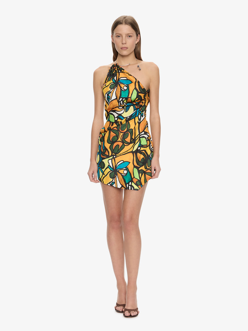 Tropic Nouveau Scarf Mini Dress - Image 1