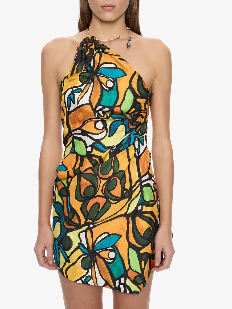 Tropic Nouveau Scarf Mini Dress - Image 3
