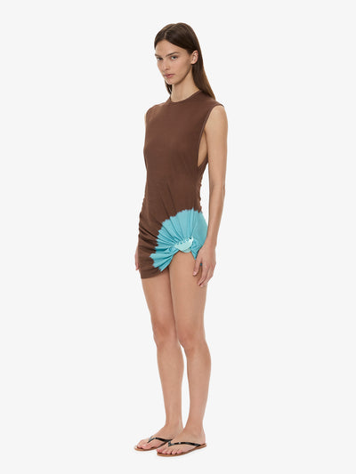 Tie Dye Snap Clip Tank Dress