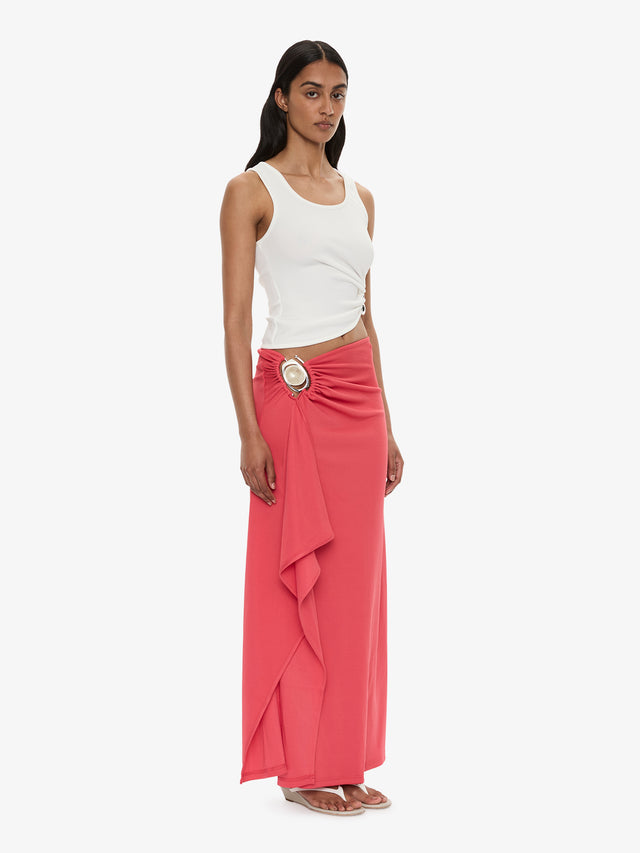 Droplet Crystal Ruched Tank