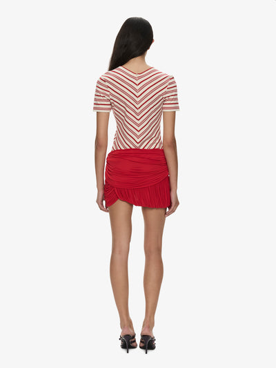 Beach Glass Bubble Mini Skirt