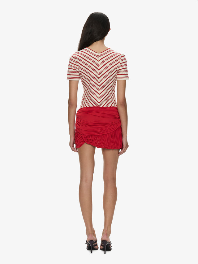 Beach Glass Bubble Mini Skirt