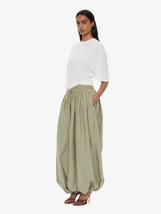 Side Cowl Waist Tee