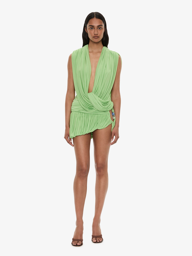 Beach Glass Bubble Mini Skirt - Image 5