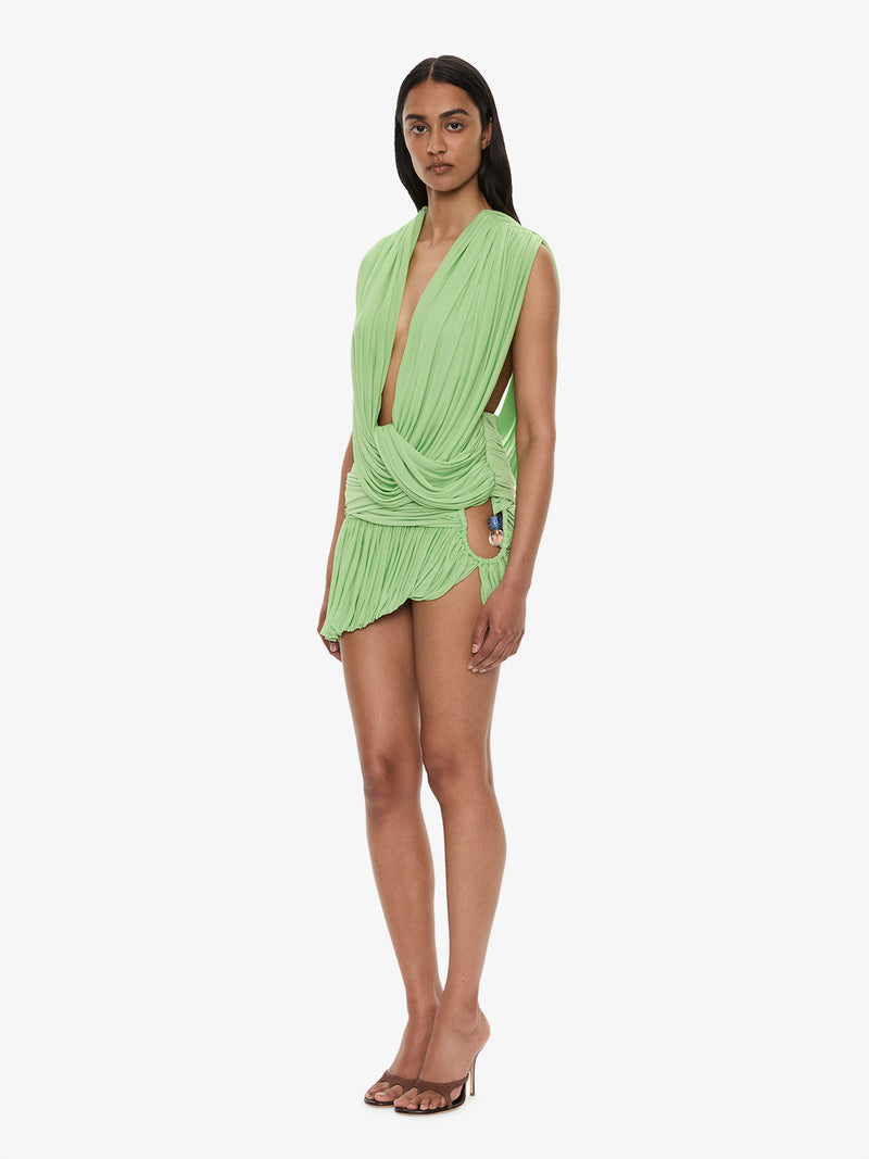 Beach Glass Bubble Mini Skirt - Image 2