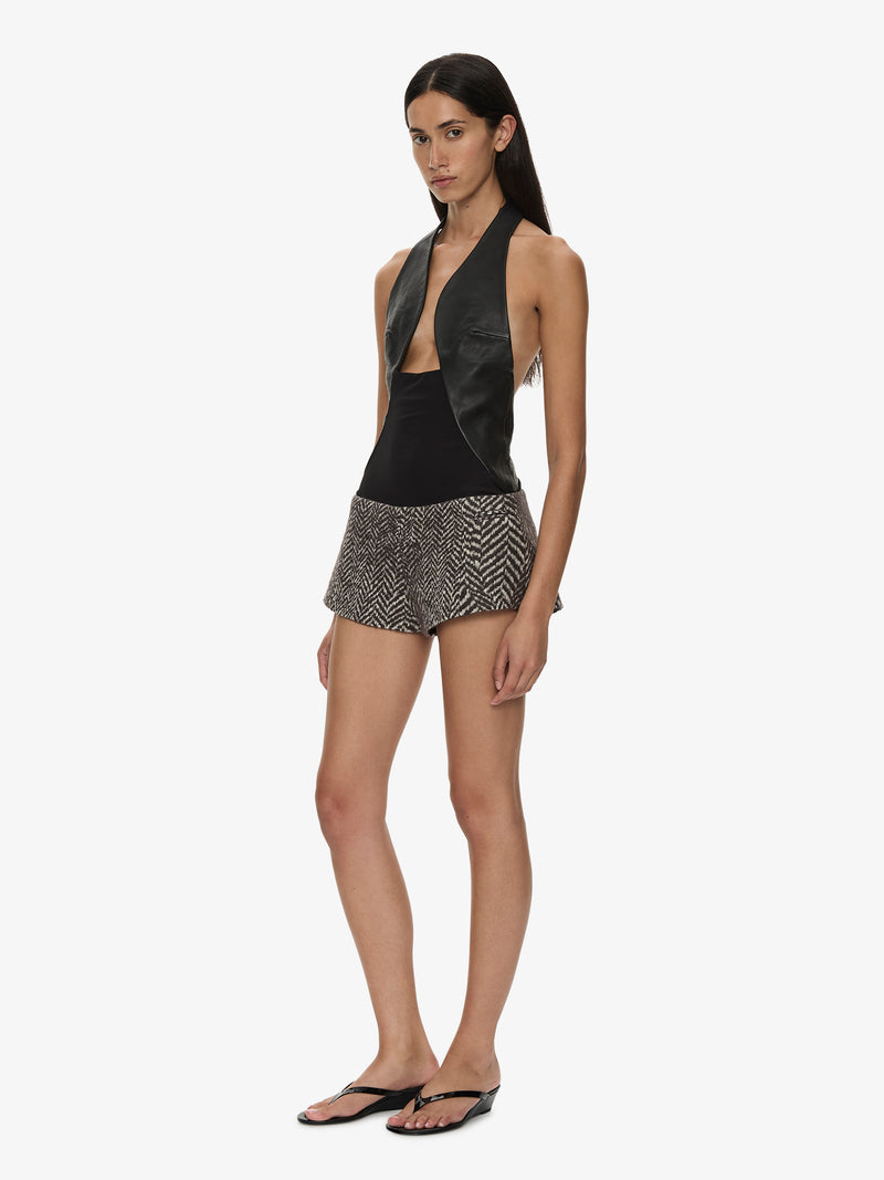Warped Herringbone Tailored Short - Image 3