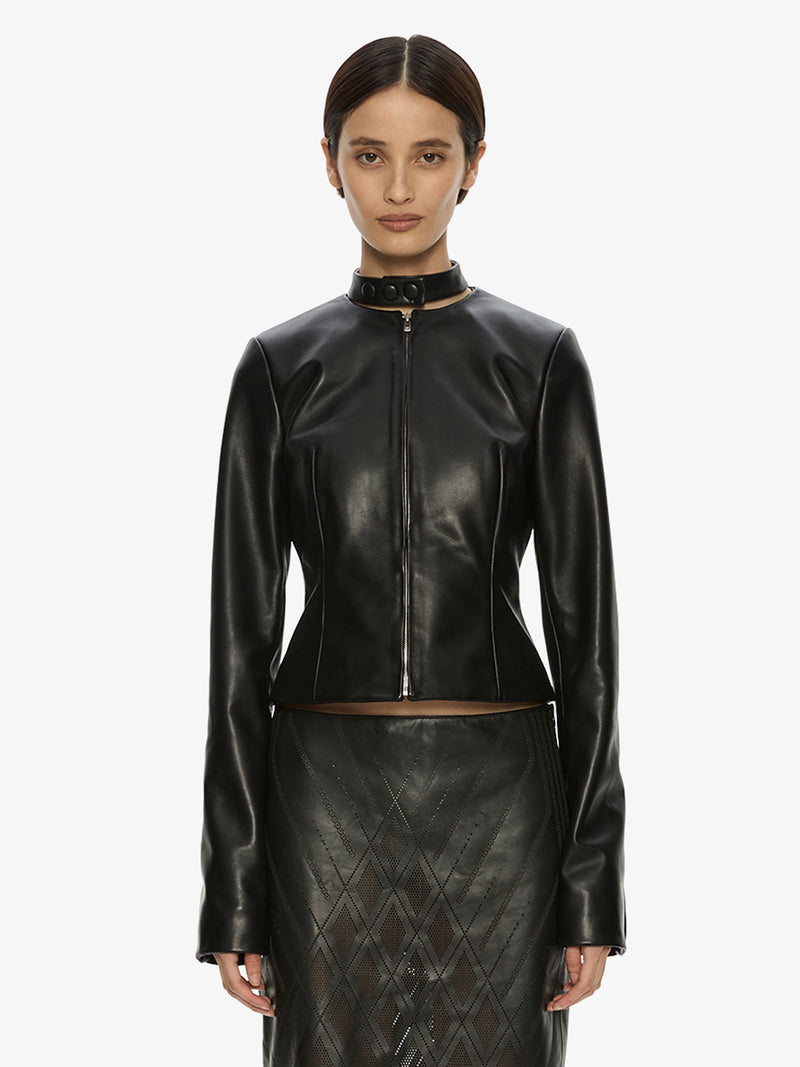 Richie Leather Jacket - Image 1