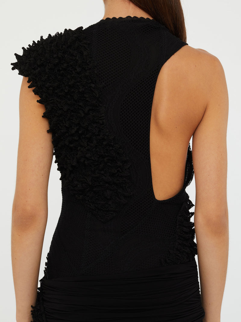 Vespertine Cutaway Lace Dress - Image 5