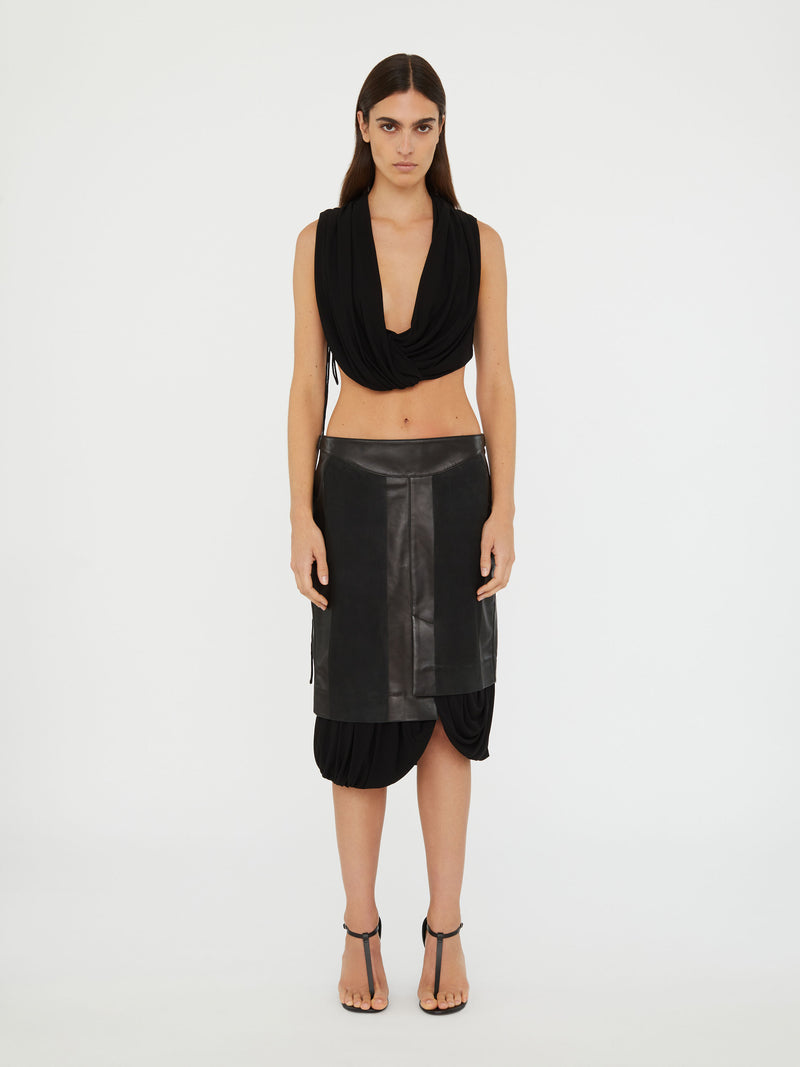 Interlock Jersey Drape Top - Image 3