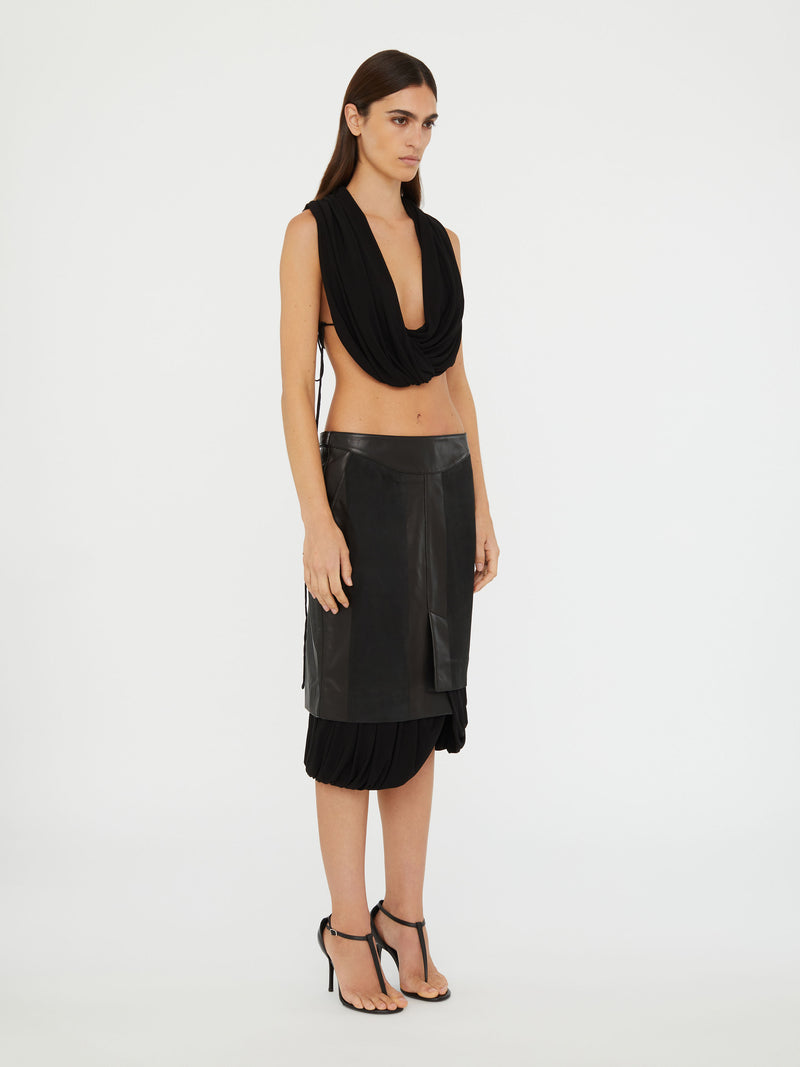 Interlock Jersey Drape Top - Image 4
