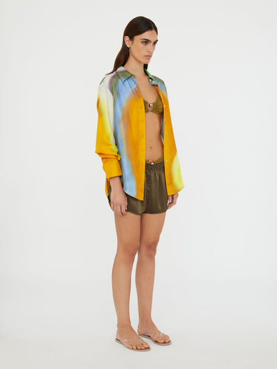 Aura Silk Slim Shirt
