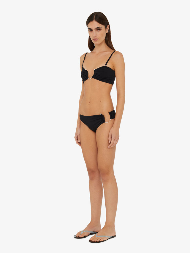Ruched Crescent Side Brief