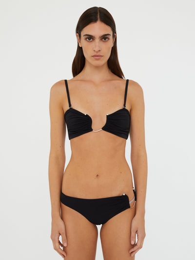 Ruched Crescent Bandeau